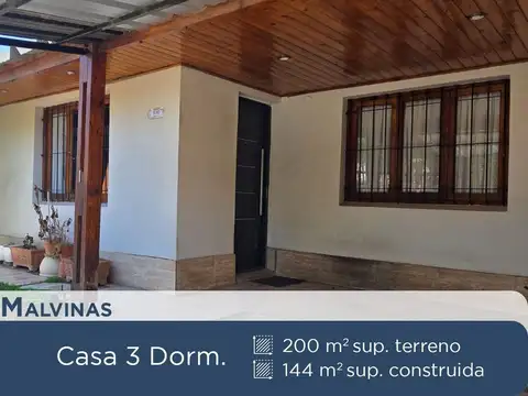 CASA 3 DORM EN VENTA B° ISLAS MALVINAS, NEUQUEN.