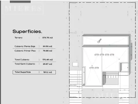 Casa 7 ambientes con 2 baños
