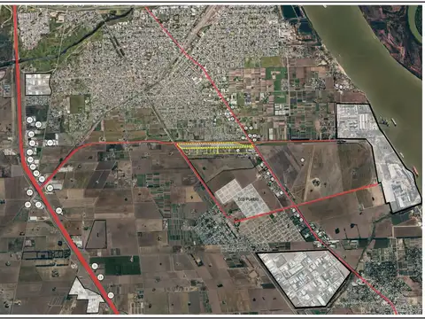 TERRENO 10 HECTAREAS FRENTISTA A LA RUTA DE CARGILL EN VILLA GOBERNADOR GALVEZ SANTA FE
