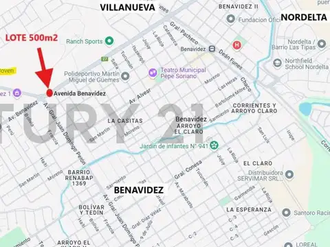 Terreno en Venta en Benavidez, USD 285.000