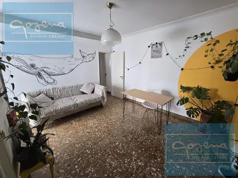 VENTA DEPARTAMENTO-FLORES-DOS AMBIENTES- PISO ALTO