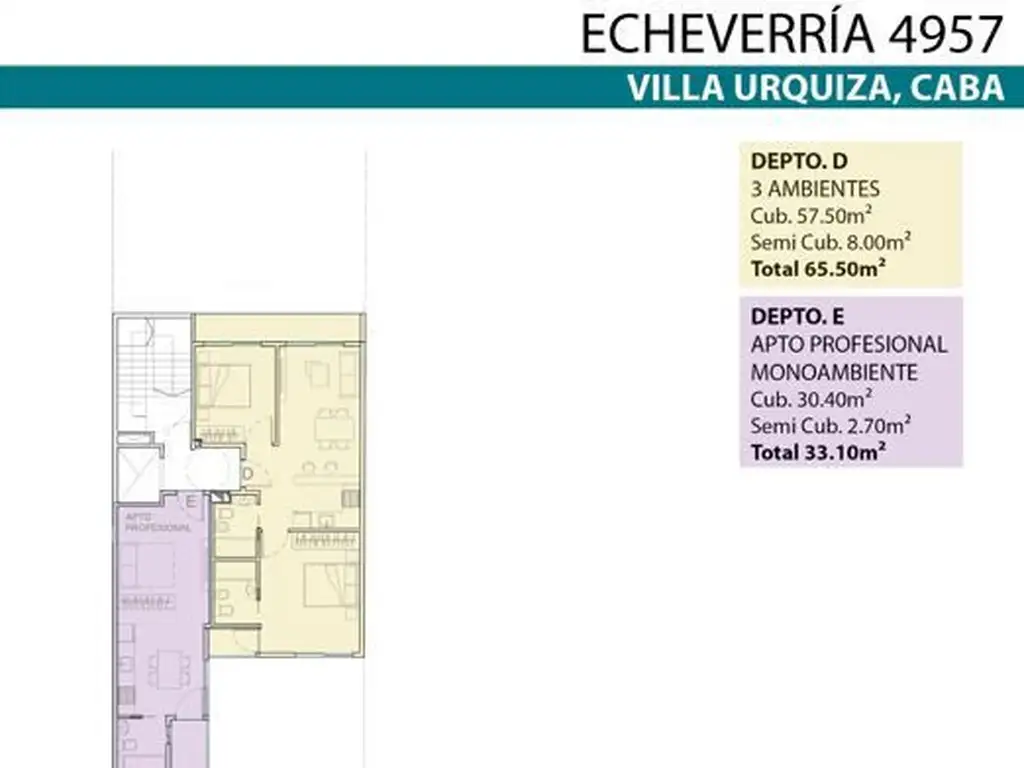 Emprendimiento en Villa Urquiza