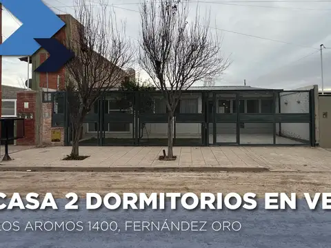 VENTA DE CASA 2 DORMITORIOS FERNANDEZ ORO
