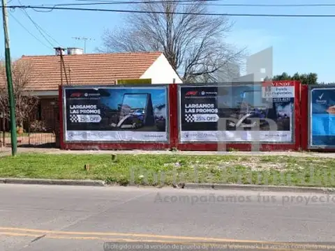LOTE DE 730 M2 SOBRE AV. RATTI