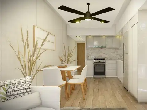 Departamento 2 ambientes con 1 baño