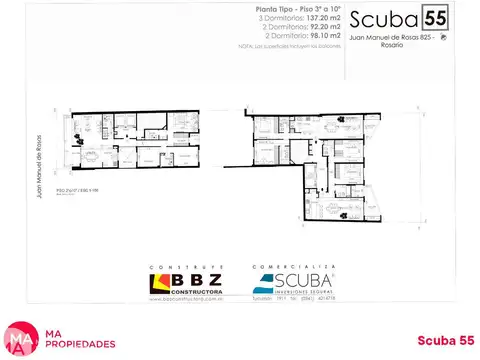 Venta | Departamento 3 dormitorios con amenities  en construcción - J.M Rosas 800 - Martin Rosario