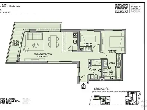Libertador 2600 8°01 Torre Ciudad
