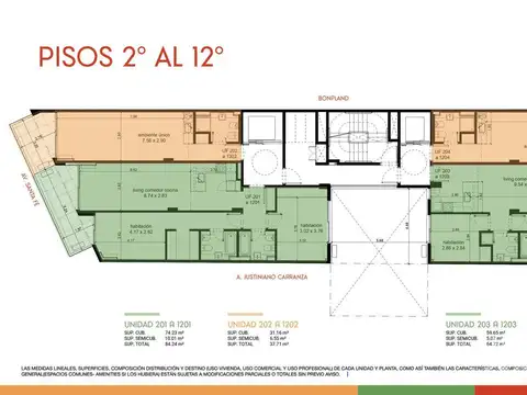Venta departamento 3 ambientes con balcón y vestidor en  Palermo Hollywood