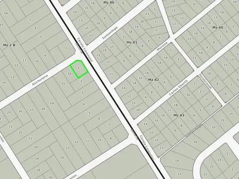 Terreno en Venta en Francisco Alvarez, USD 37.000