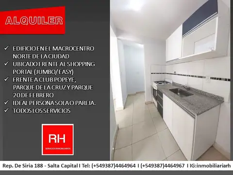 Departamento en Alquiler de 3 ambientes