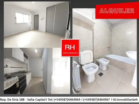 Departamento en Alquiler de 1 dormitorio