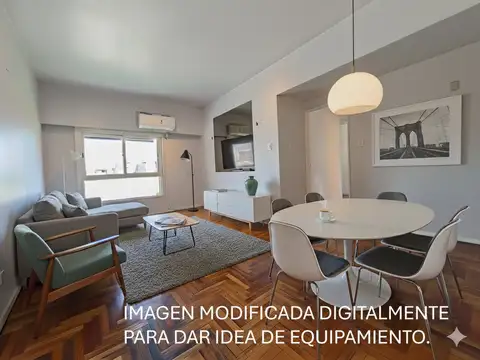 4 ambientes en torre, seguridad 24 hs, piso alto. Recoleta
