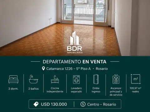 SEMIPISO EN VENTA - PLENO CENTRO - ROSARIO