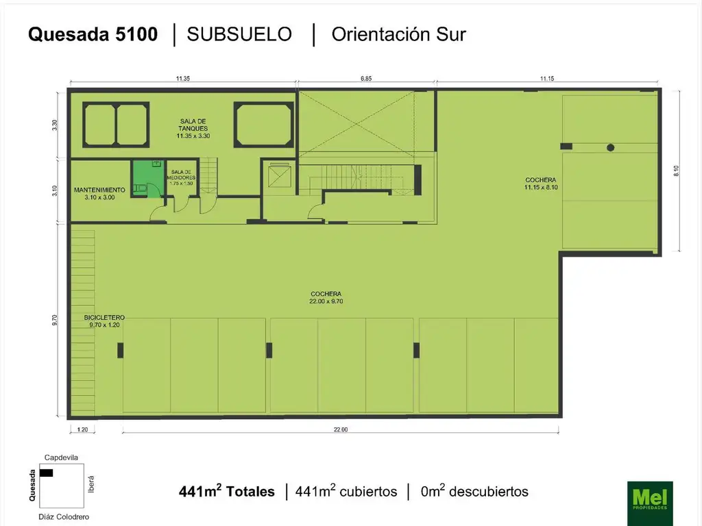 Quesada 5137 de 1 Dormitorios