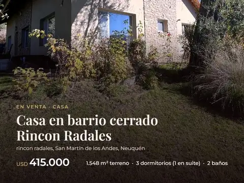 Casa en Venta de 3 dormitorios