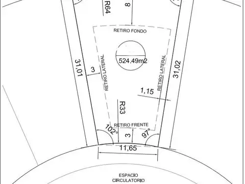 Venta lote Santa Sofia interno