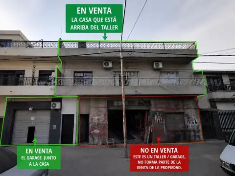 CASA 4 AMBIENTES CON TERRAZA Y GARAGE/LOCAL