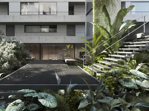 Departamento 3 ambientes con balcón aterrazado y parrilla en  Belgrano Chico.