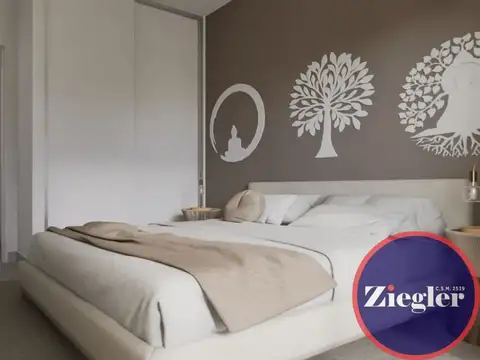 Departamento 2 ambientes con 1 baño