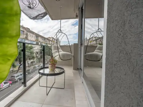 Departamento con cochera Luis agote venta 1 dormietorio balcón al frente Amenities