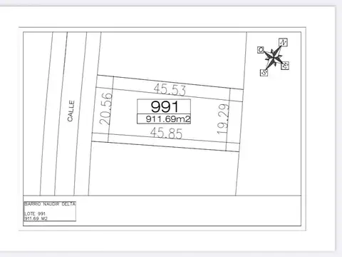 Lote INTERNO central Etapa II El Naudir en venta