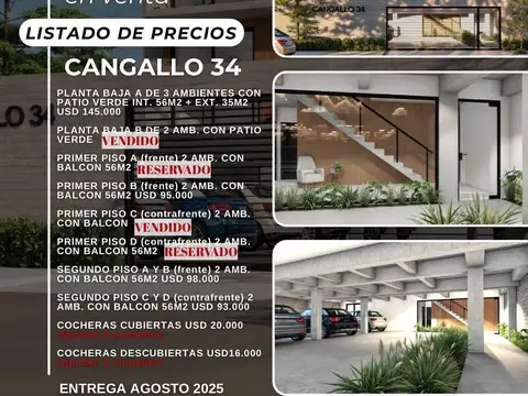 Departamento a estrenar 2 ambientes coch. opc.- Ramos Mejía