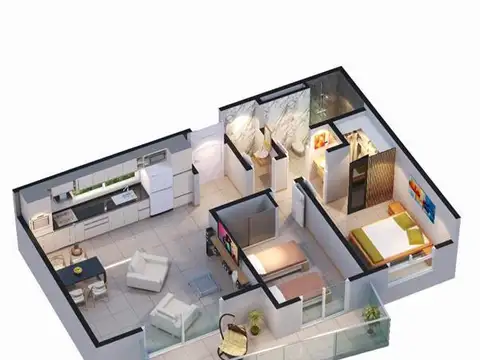 DEPARTAMENTO 3 AMBIENTES - LOMAS DE ZAMORA - OESTE, GRAN BS. AS. SUR