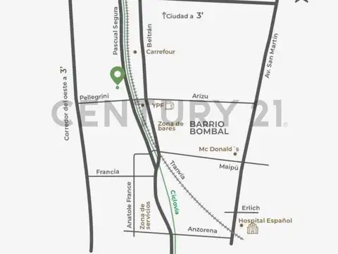 Departamento en Venta de 1 dormitorio