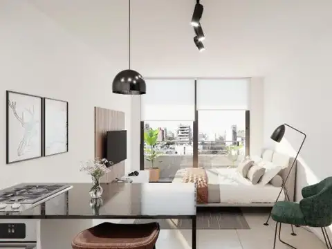 Departamento Monoambiente con 1 baño