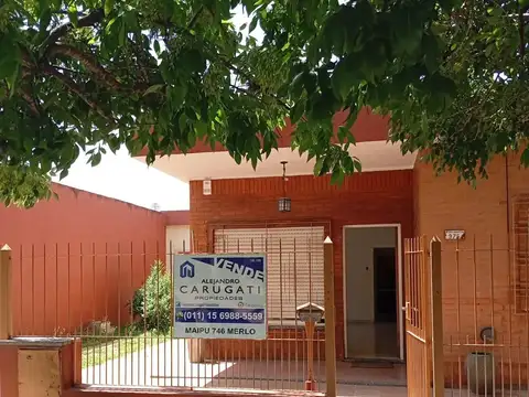 Casa 4 ambientes con 1 baño