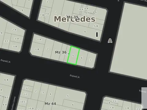 Terreno en venta - 225Mts2 - Mercedes