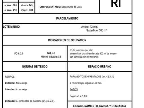 Terreno en Venta en Castelar, USD 100.000