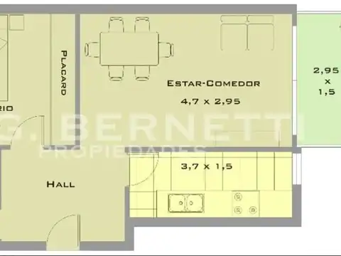 Nueva York 2400, Piso 1