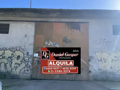 ALQUILER – GALPÓN / DEPÓSITO 120 M2 – USO COMERCIAL