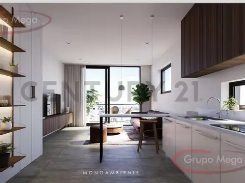 Departamento Monoambiente con 1 baño