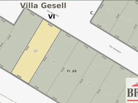 Terreno / Lote en venta de 675m2 ubicado en Mar de las Pampas