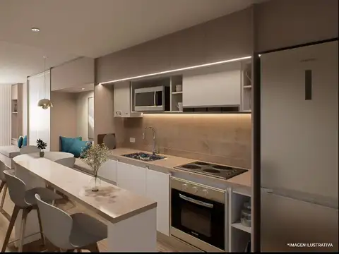 Venta departamento Loft de 46m zona Aldrey en Pozo