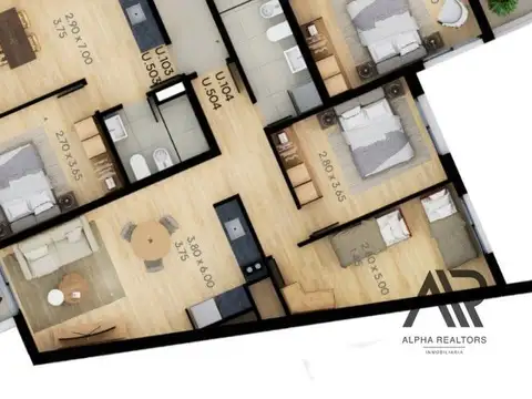 Departamento en Venta de 2 dormitorios