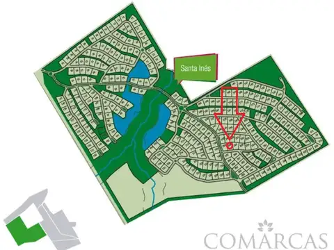 Lote terreno 258 en venta. Barrio Santa Ines. Comarcas de Lujan. Zona Oeste.