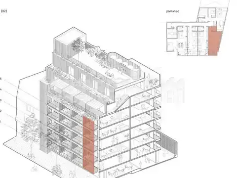 Departamento en Venta de Monoambiente