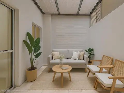 Venta Departamento 2 Ambientes con patio en Las Cañitas