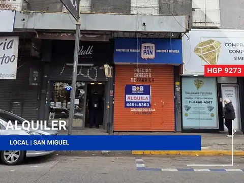 Local - Alquiler - Argentina, San Miguel - Leandro N. Alem 1608