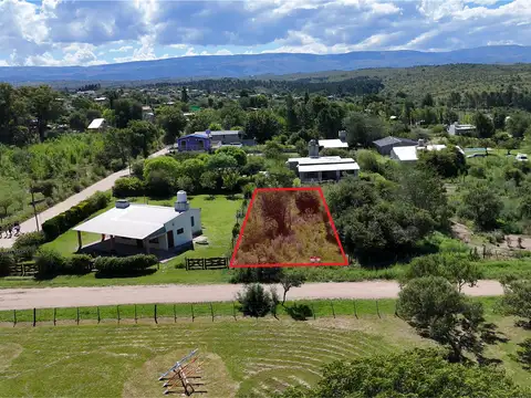 Lote en Potrero de Garay - Frente a La Plaza, a 100 m de La Escuela - 750