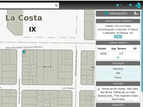 Terreno en Venta de 217,0 m2