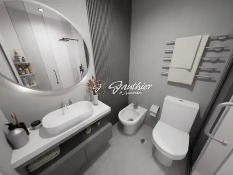 Departamento 2 ambientes con 1 baño