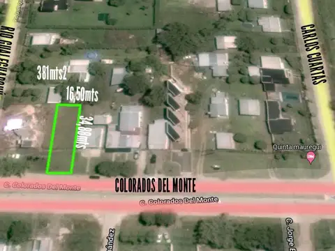 Colorados del Monte e/ Carlos Cuartas y Rio Gualeguaychú