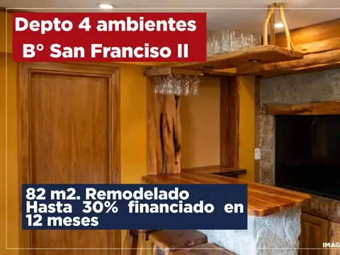 Venta depto Los Ñires 4 amb. Financiación directa