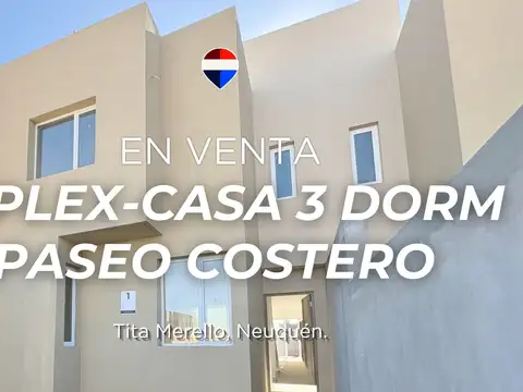 VENTA DUPLEX 3 DORMITORIOS CONFLUENCIA RURAL UF6