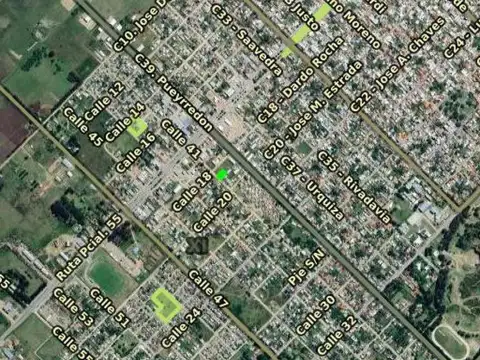 Terreno en Venta 25  mts Fondo