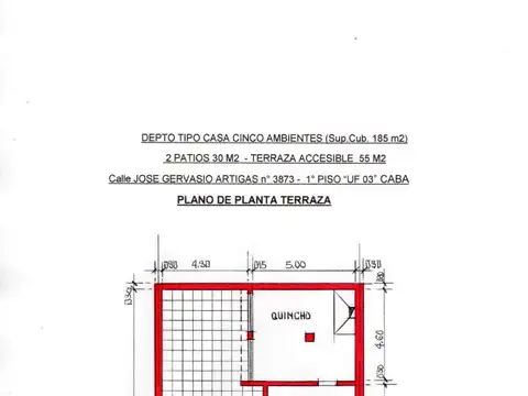 Depto Tipo Casa en Venta de 5 ambientes
